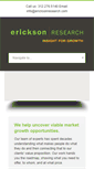 Mobile Screenshot of ericksonresearch.com
