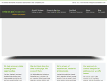 Tablet Screenshot of ericksonresearch.com